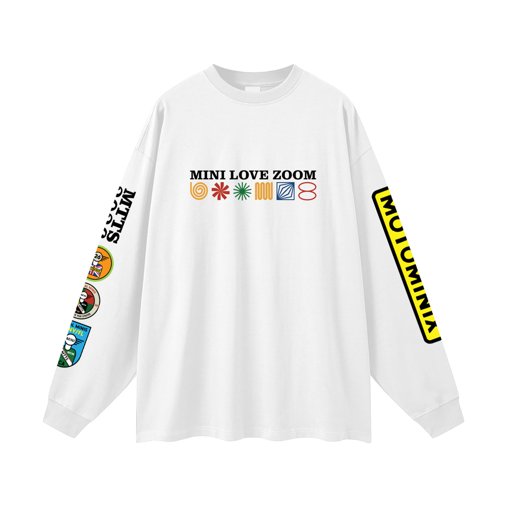 MINI LOVE ZOOM MTTS Oversized Unisex Long Sleeve T-Shirt — Rally Edition