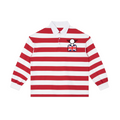 MINI HEAD Stripe Polo — Red & White | MOTOMINIX™