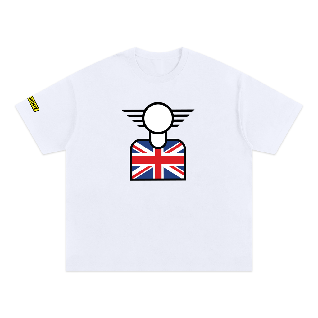 MINI HEAD Union Jack Oversized Tee | MOTOMINIX™