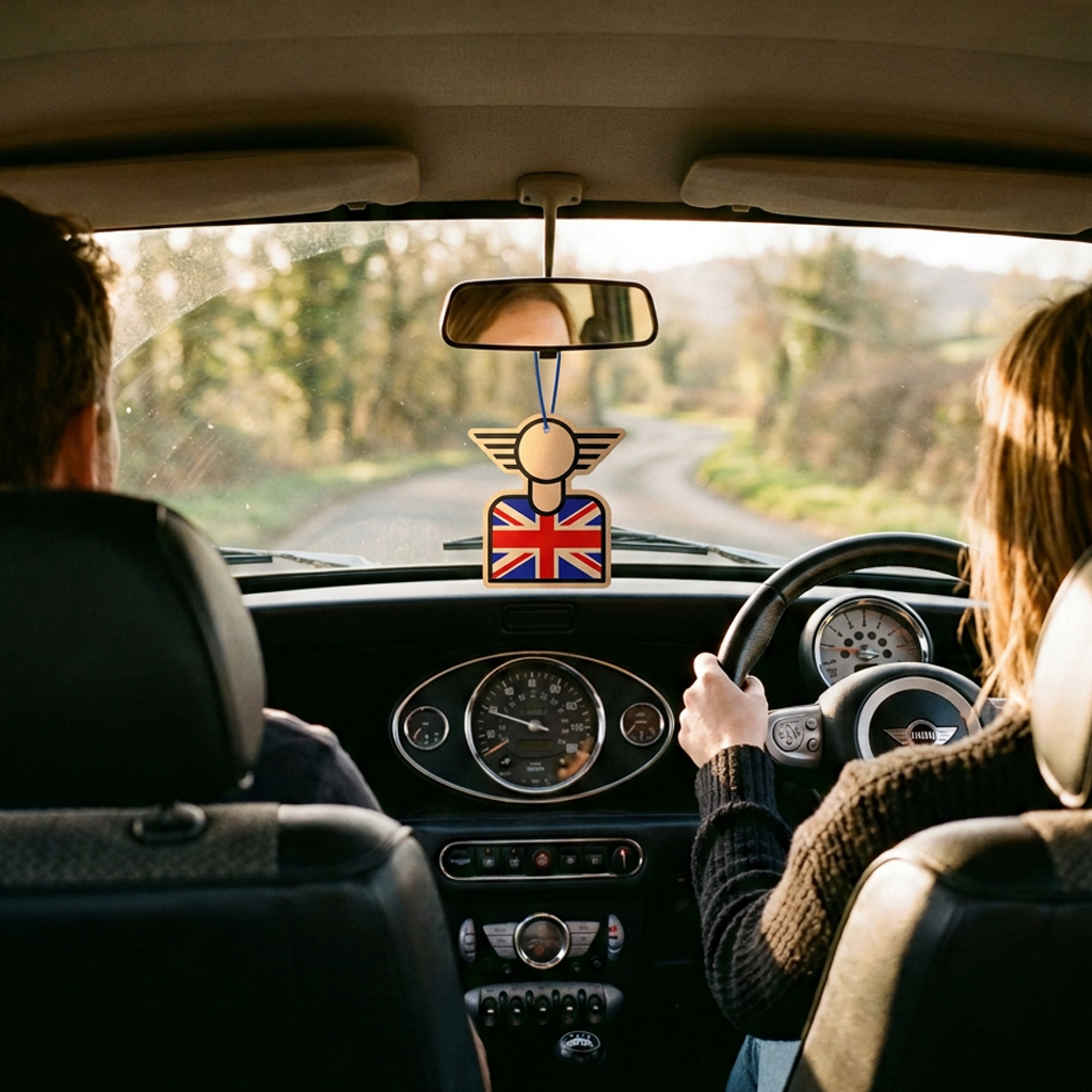 CAR AIR FRESHENER — MINIhead Union Jack | MOTOMINIX™