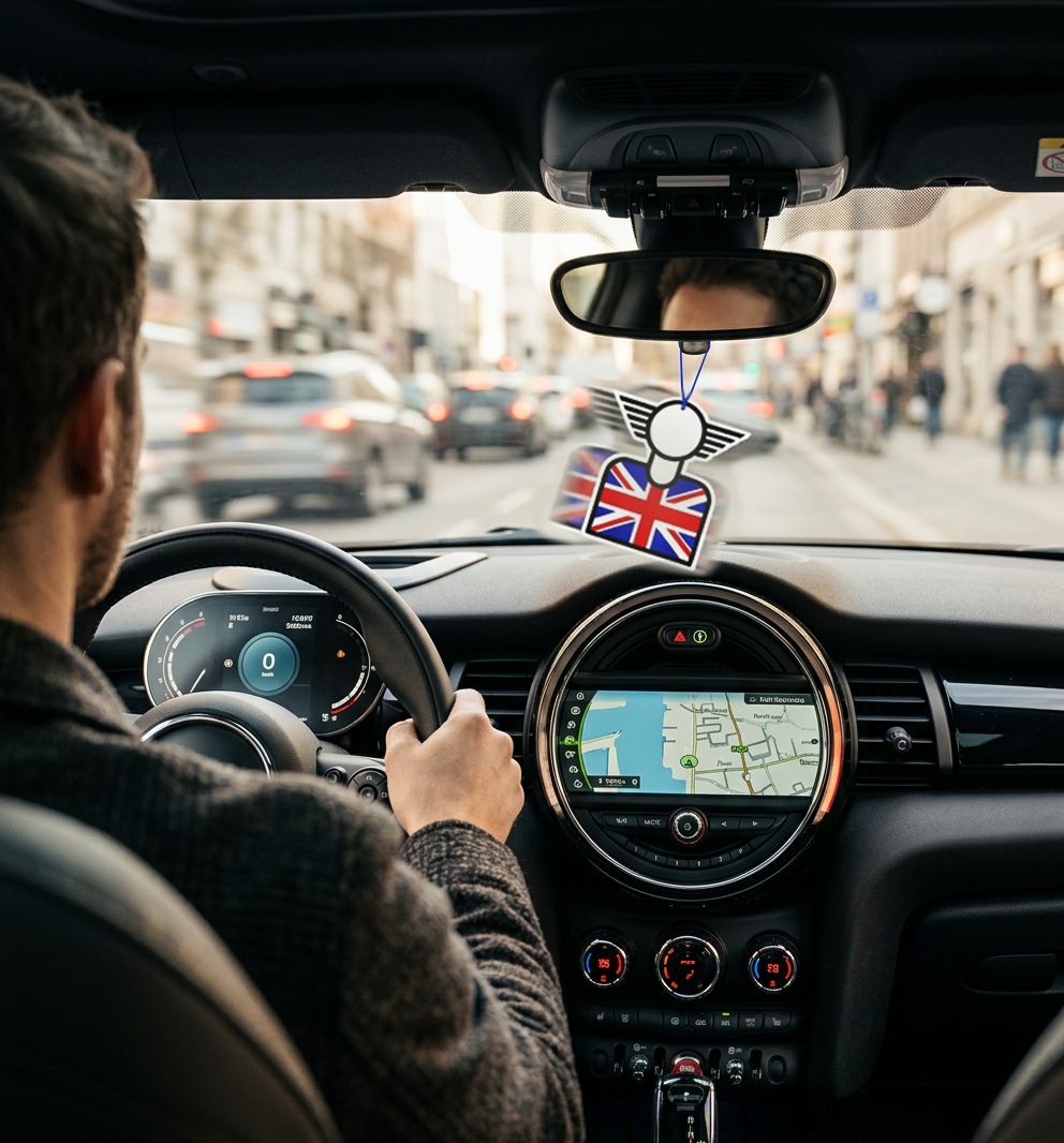 CAR AIR FRESHENER — MINIhead Union Jack | MOTOMINIX™