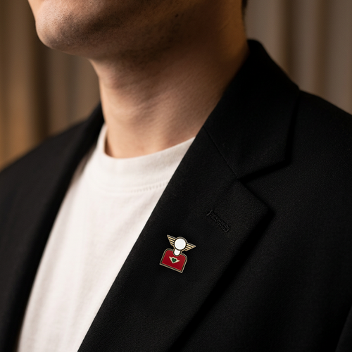 ENAMEL PIN — Red | MOTOMINIX™