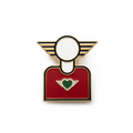 ENAMEL PIN — Red | MOTOMINIX™