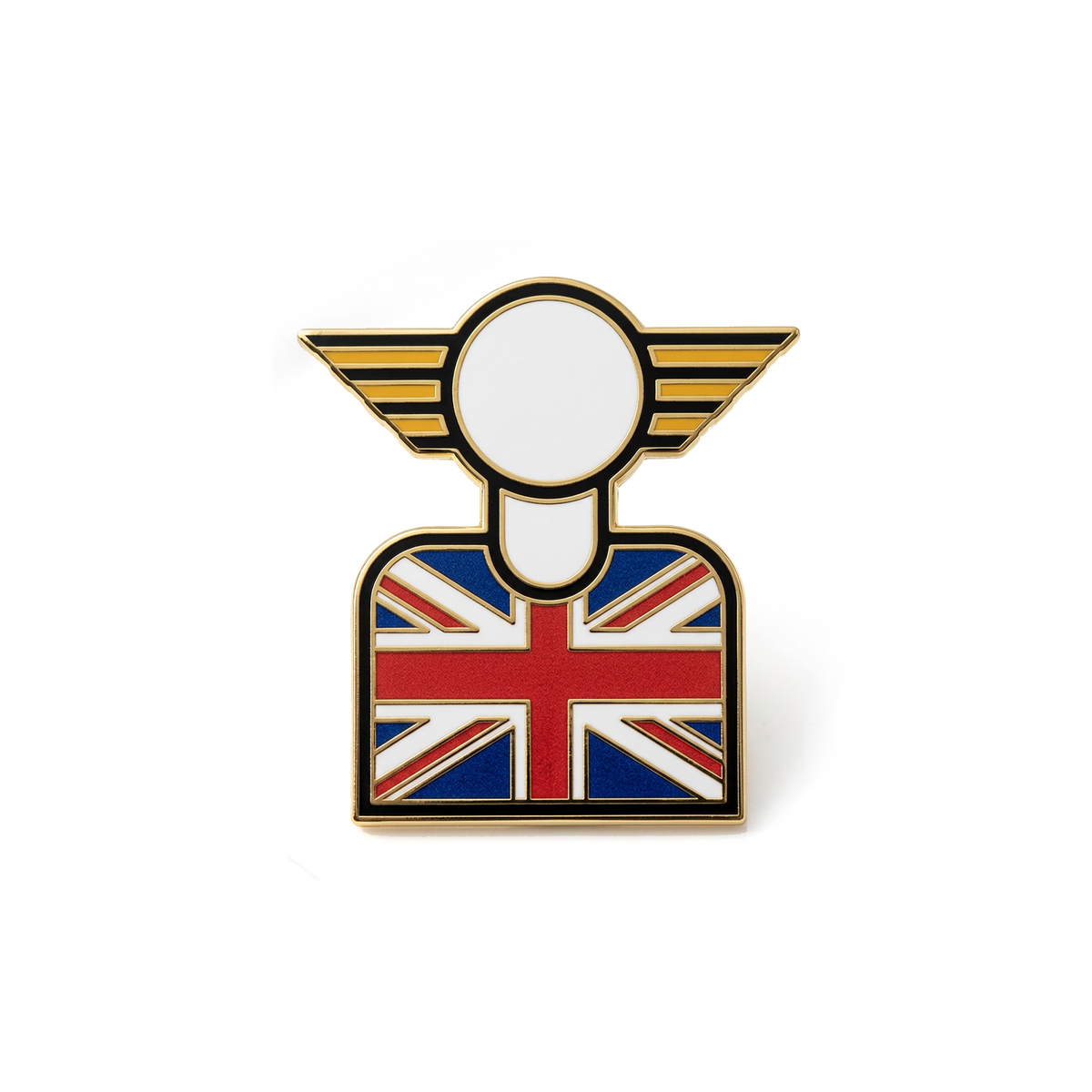ENAMEL PIN — MINIhead Union Jack | MOTOMINIX™